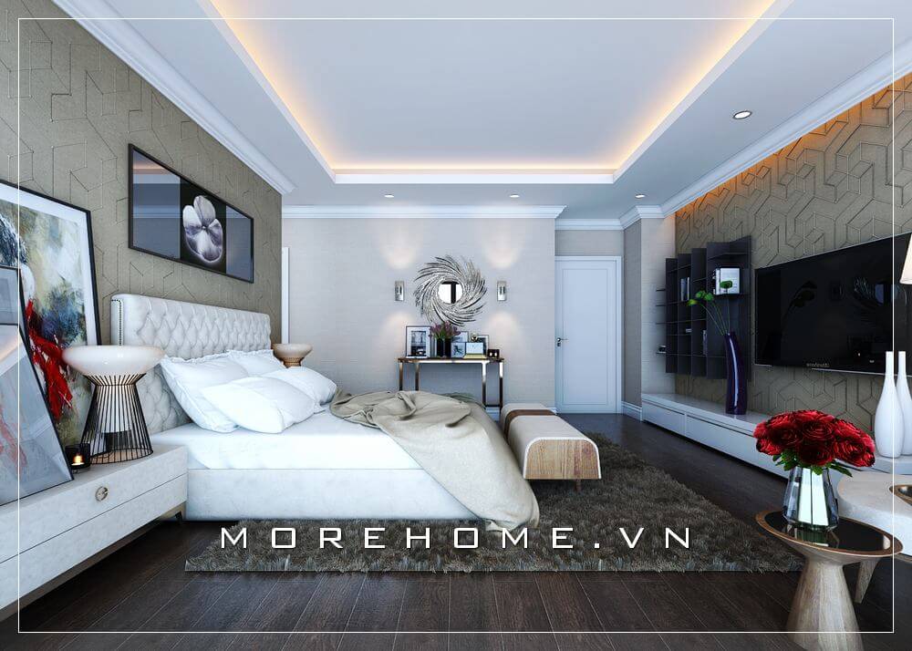 Thiết kế phòng ngủ biệt thự